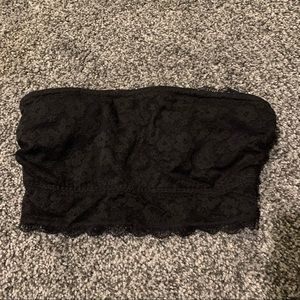 Gilly Hicks black Bandeau bra xs